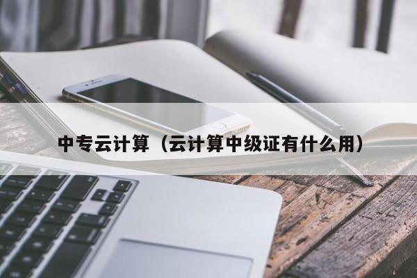 中专云计算（云计算中级证有什么用）