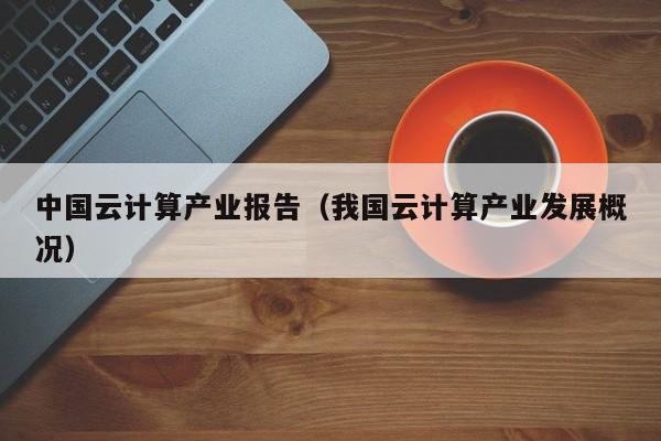 中国云计算产业报告（我国云计算产业发展概况）